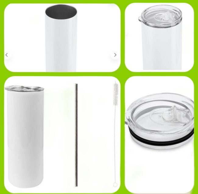 Tumbler Cup 20oz - apfelgrün - "Cheer Supervisor" - mit Namen
